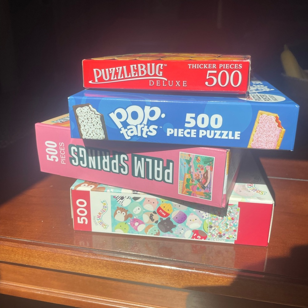 4 - 500piece puzzles